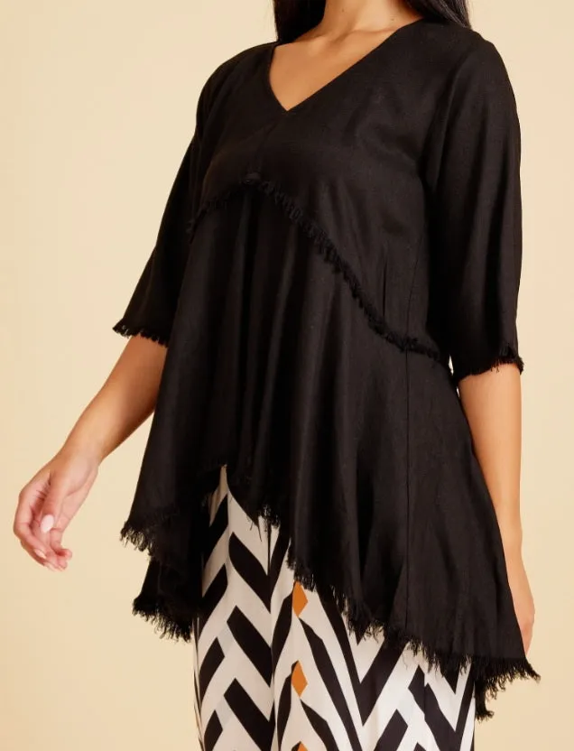 Biba Fray Top Jatea The Label