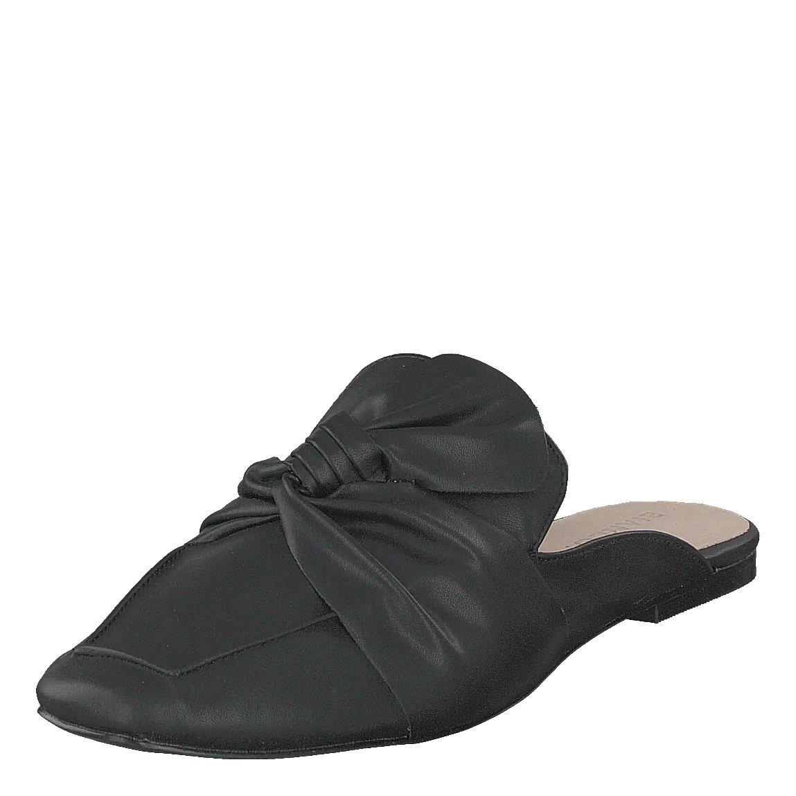 Birke Assymetric Bow Mule 100 - Black