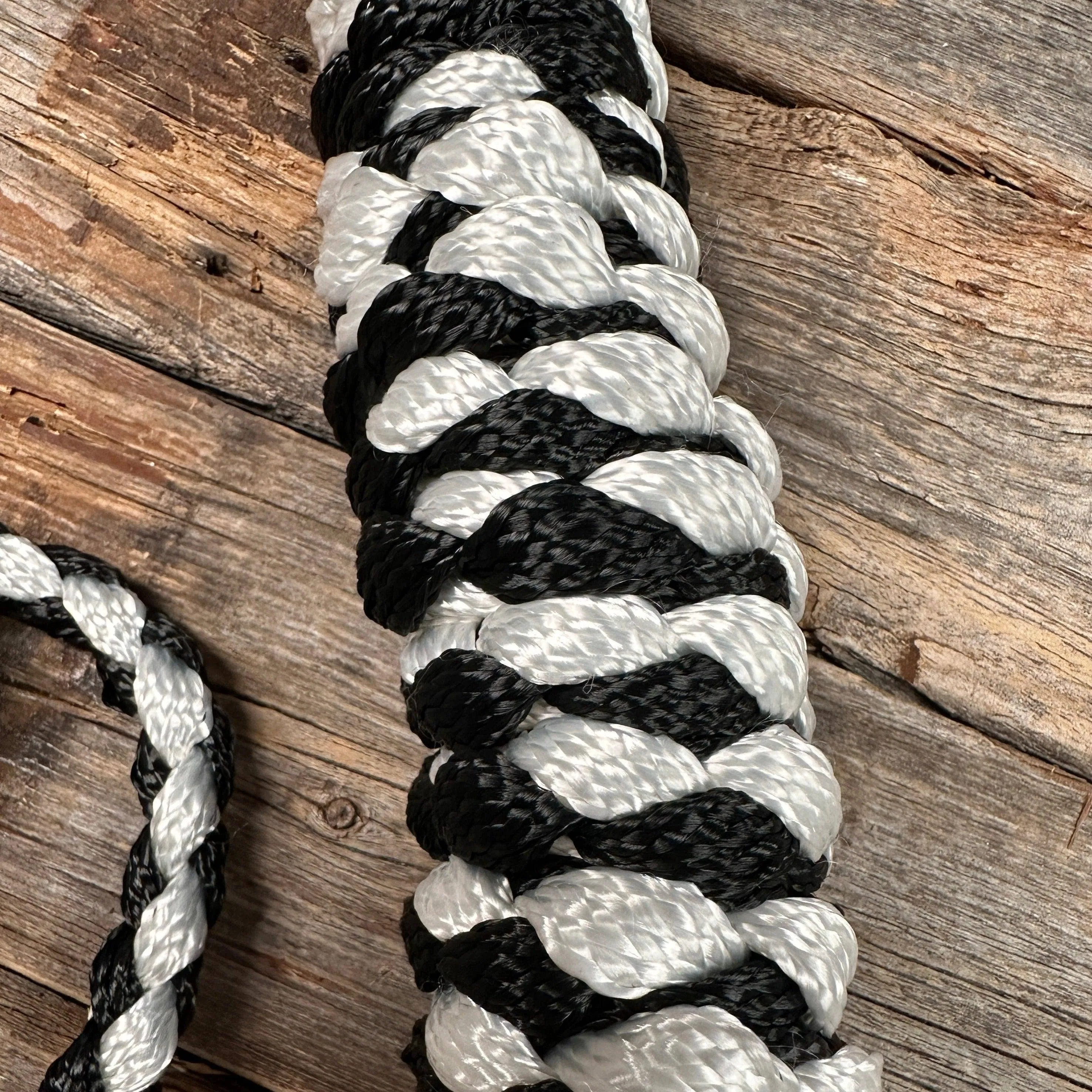 Black and White Mule Tape Halter