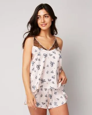 Blush Fern Lace Apex Cami