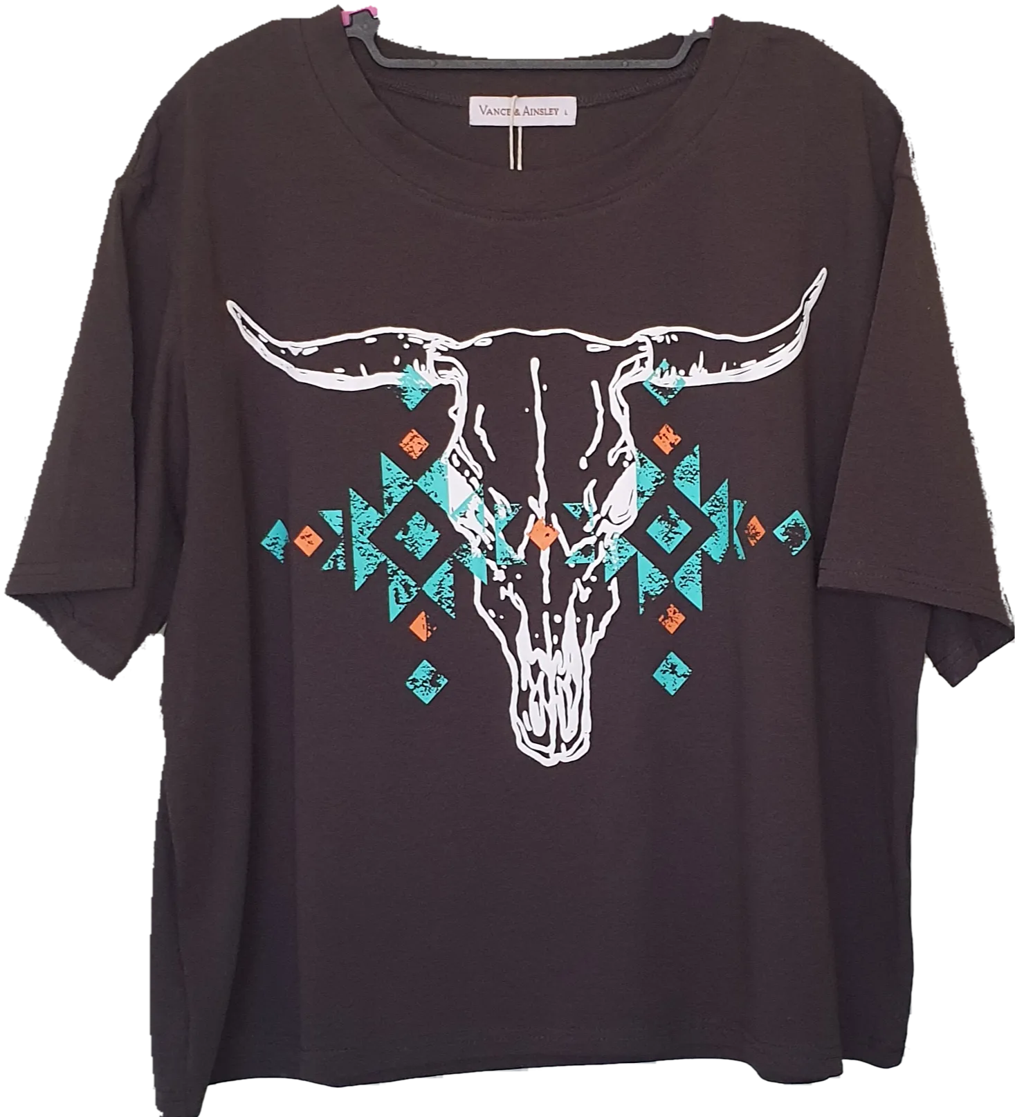 Boho Bull Skull Tee Vance And Ainsley