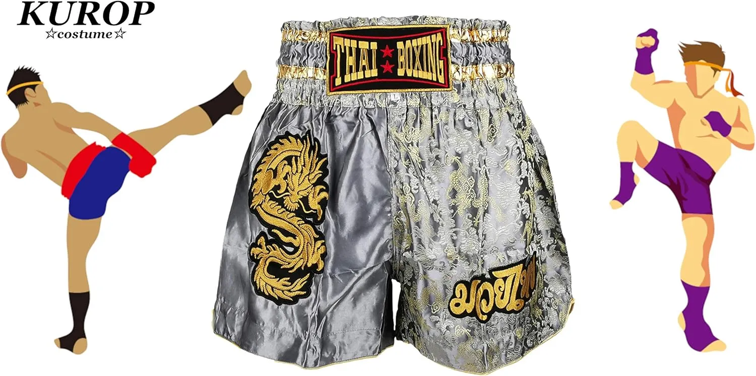 Boxing Muay Thai Shorts Trunks MMA Martial Arts Kickboxing Fight Sport Clothing