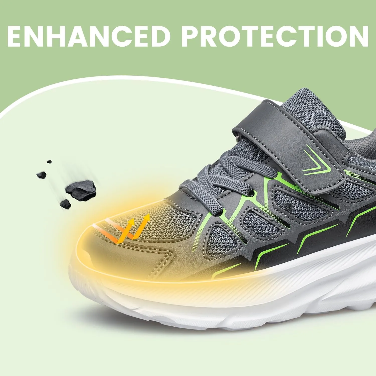Boys Girls Shoes Kids Running Shoes Non Slip Athletic Walking Tennis Shoes Lightweight Sneakers for Toddler/Little Kid/Big Kid