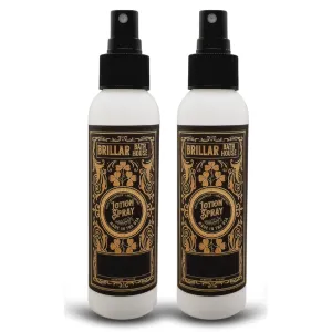 Brillar Bath House Red Clover & Tea Scented Shimmering Sprayable Lotion, 4 Oz (2 Pack)