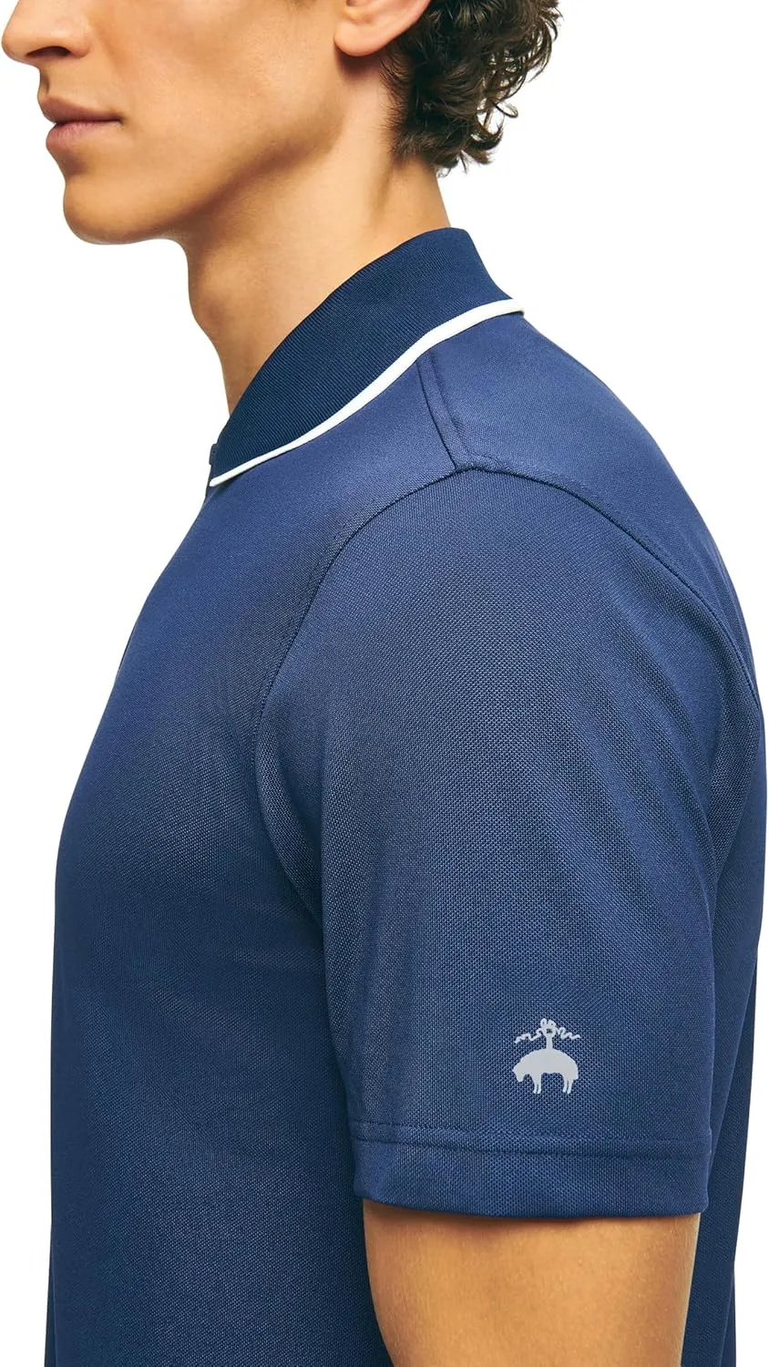 Brooks Brothers Men's Performance Stretch Short Sleeve Pique Golf Polo Shirt
