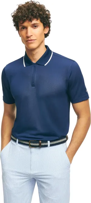Brooks Brothers Men's Performance Stretch Short Sleeve Pique Golf Polo Shirt