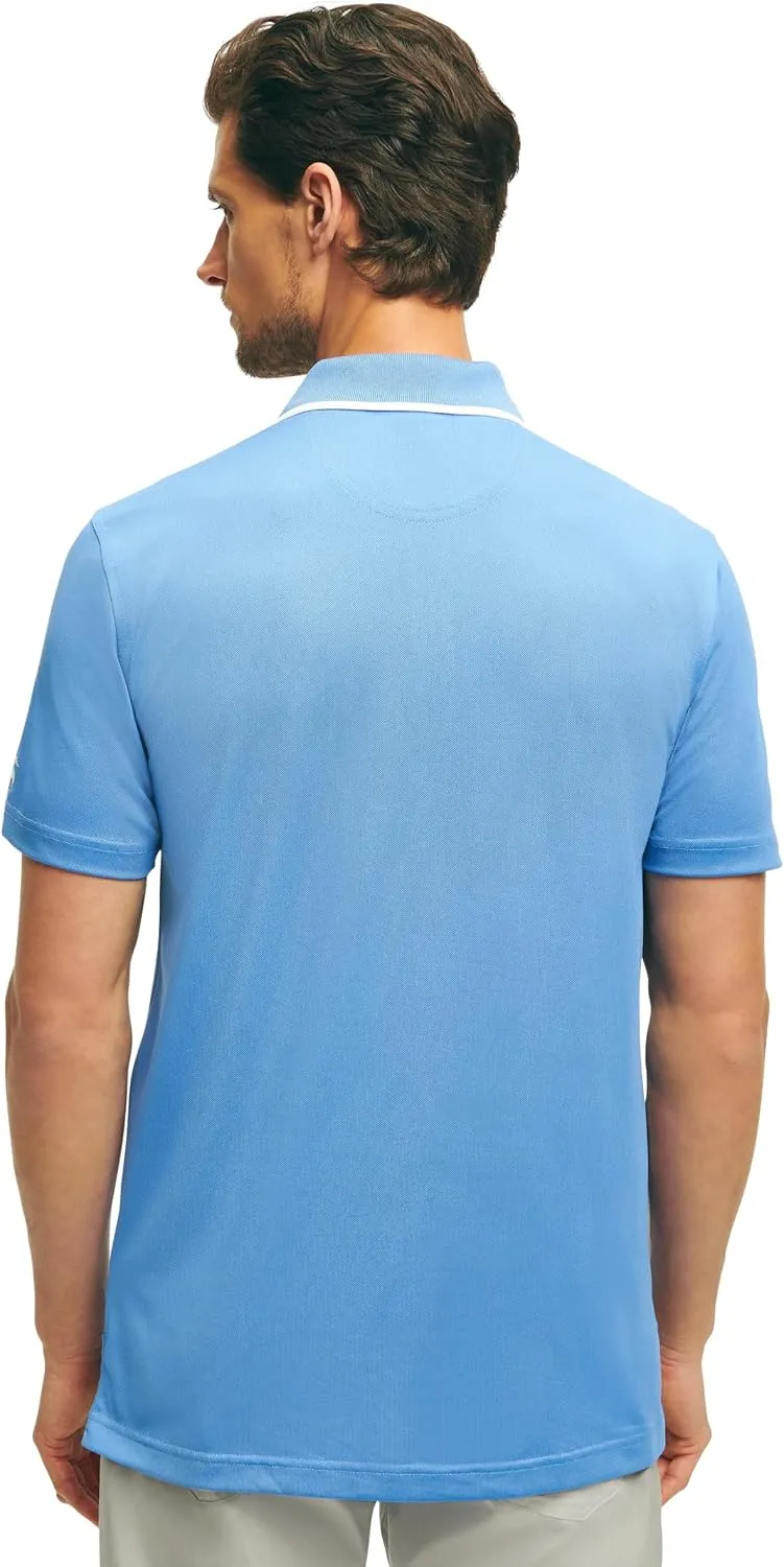 Brooks Brothers Men's Performance Stretch Short Sleeve Pique Golf Polo Shirt