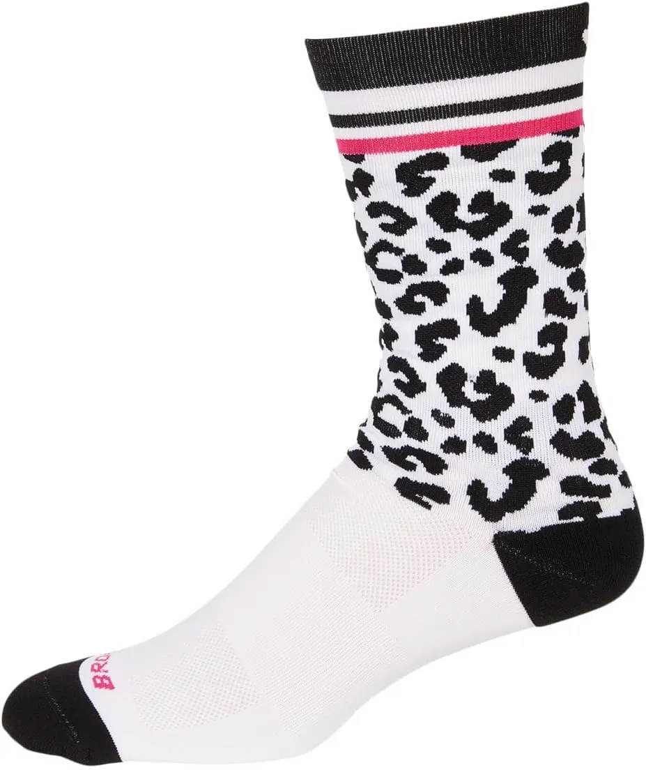Brooks Unisex Tempo Knit In Crew Snow Leopard LG-XL (US Men's Shoe 9-13, Women's Shoe 10-14) One Size