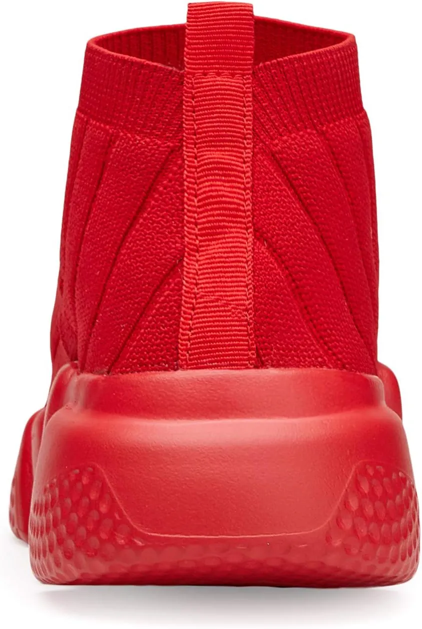 Casbeam Men's Running Knit Comfortable Lightweight Breathable Casual Sports Shoes Fashion Sneakers Slip-On Walking Shoes