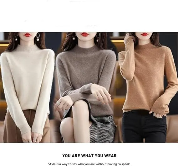 Cashmere Sweaters for Women,Fall Sweaters for Women 2024 Trendy,Long Sleeve Crew Neck Plus Size Dressy Casual Sweaters
