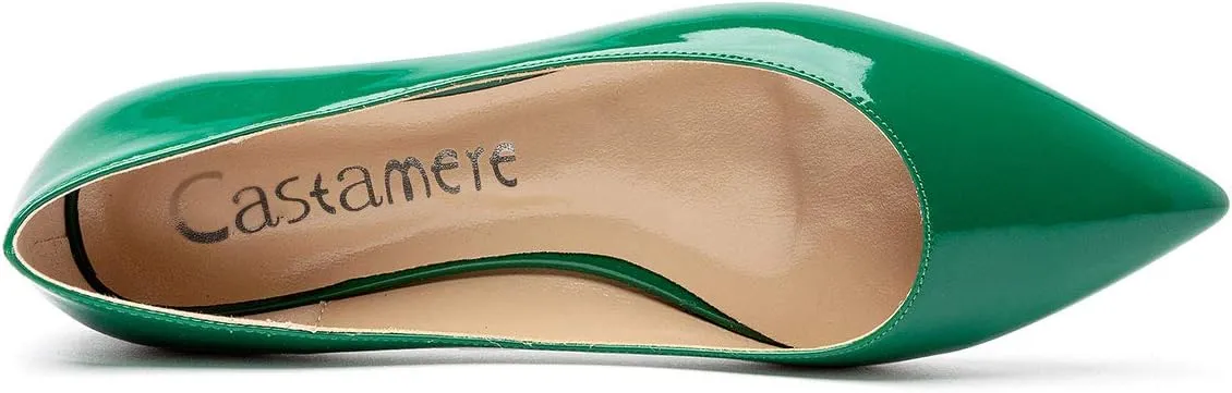 Castamere Women's Comfortable Ballet Slip-on Flats Pointed Toe Elegant Pumps with Low Heels