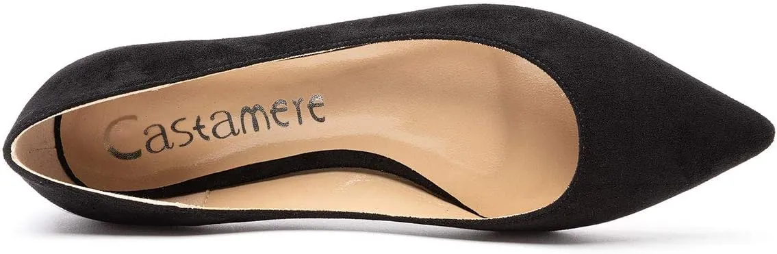 Castamere Women's Comfortable Ballet Slip-on Flats Pointed Toe Elegant Pumps with Low Heels
