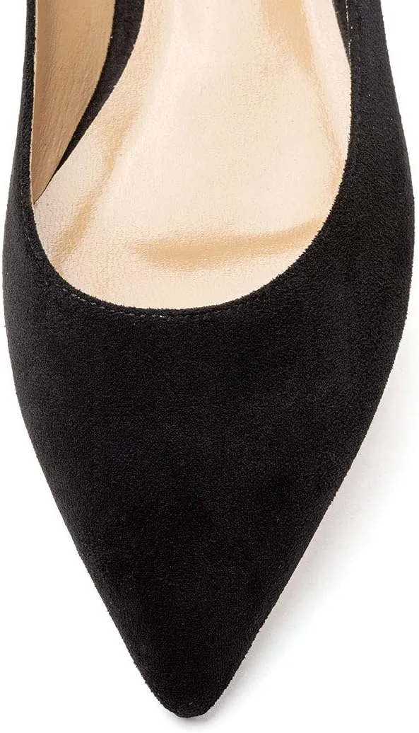 Castamere Women's Comfortable Ballet Slip-on Flats Pointed Toe Elegant Pumps with Low Heels