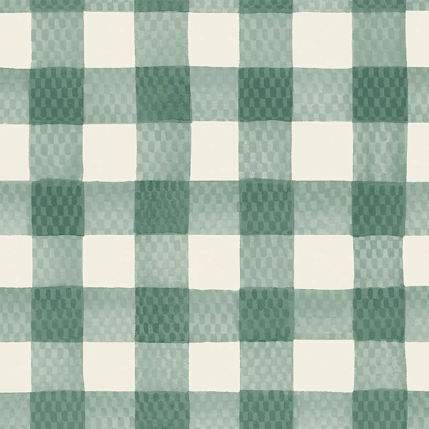 Cath Kidston Painted Gingham Green