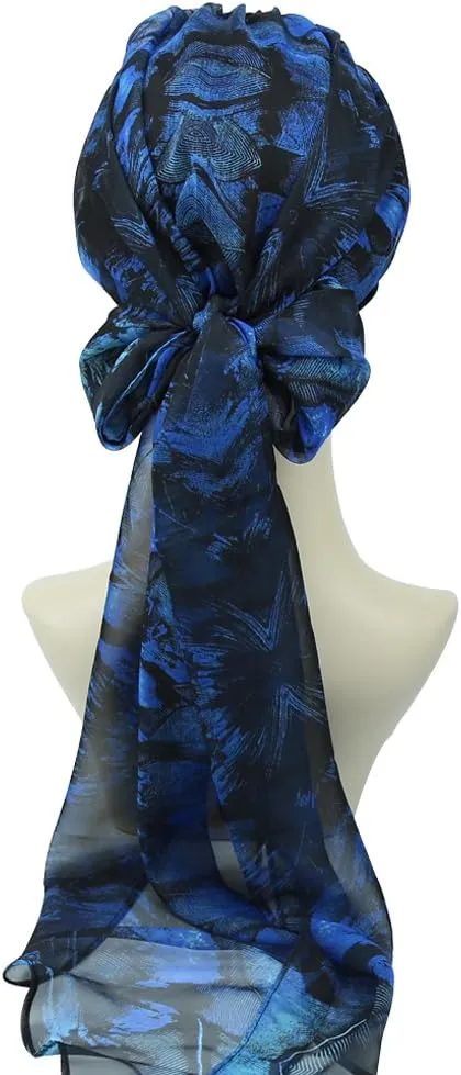 Chemo Headwear Turbans for Women Long Hair Head Scarf Headwraps Cancer Hats