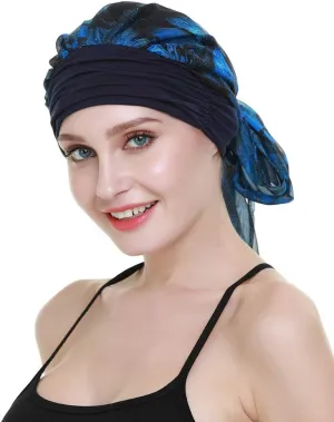 Chemo Headwear Turbans for Women Long Hair Head Scarf Headwraps Cancer Hats
