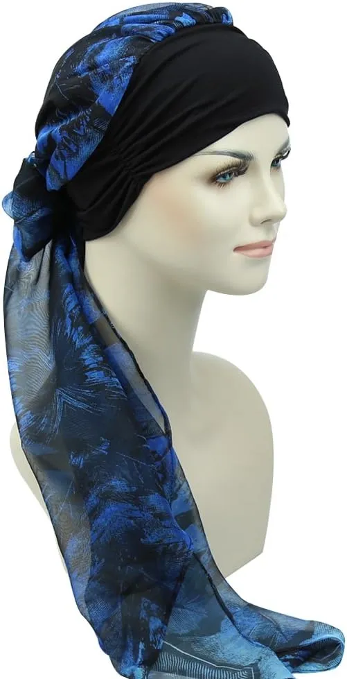 Chemo Headwear Turbans for Women Long Hair Head Scarf Headwraps Cancer Hats