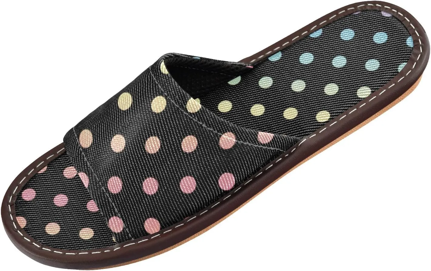 CHIFIGNO Adults Slippers, Slippers for Women and Men Non Slip with Anti-skid Sole Size 4-5