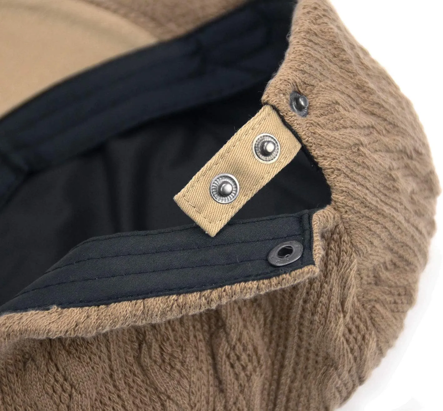 CLAPE Warm Winter Flat Scally Cap Men's Knitted Wool Cabbie Driving Duckbill Hat Ivy Gatsby Newsboy Cabbie Caps Hunting Hat