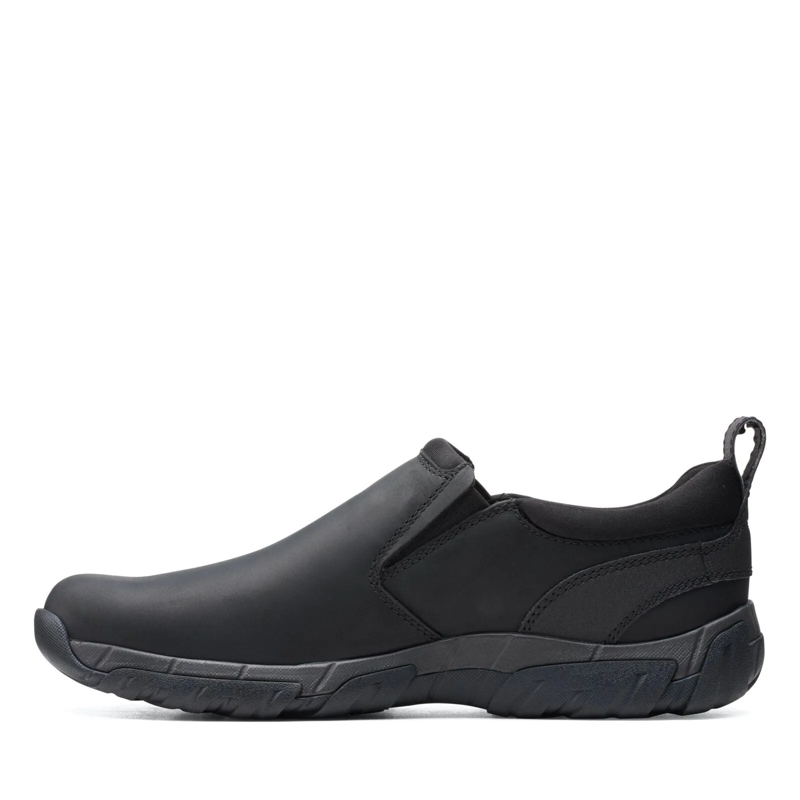 Clarks Men's Grove Step Black Leather 26153323