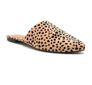 Cleo Leopard Mule