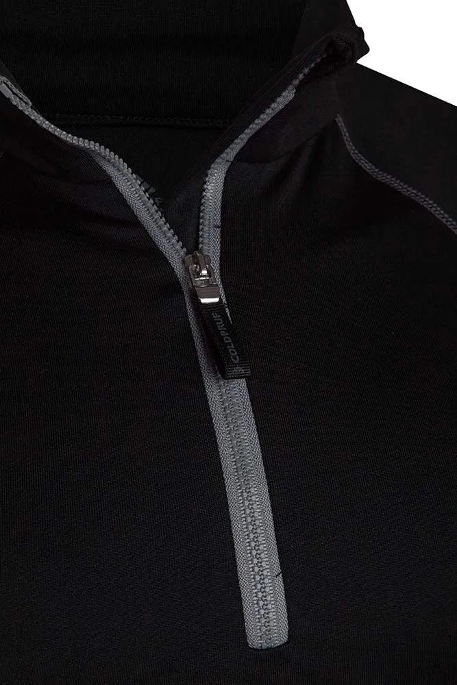 ColdPruf Men's Single Layer Long Sleeve 1/4 Zip Mock