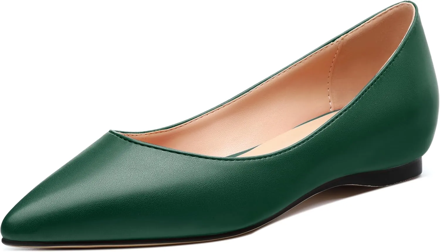 Comfortable Flats for Women Pointed Toe Slip On Pumps Dress Shoe