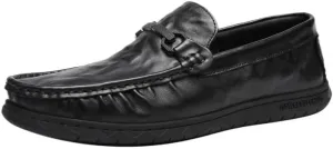 Comfortable Round Toe Low Top Non-Slip Casual Dress Shoes Slip-on Loafers Comfortable & Light-Weight