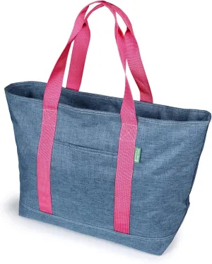 Creative Green Life Stylish Tote Bag for Women & Men - A Foldable Extra Large Tote Bag with Zipper You’ll Love for Years
