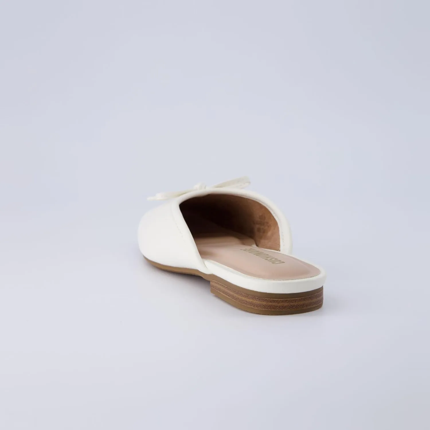 CUSHIONAIRE Women's Jade Bow Mule  Memory Foam, Wide Widths Available