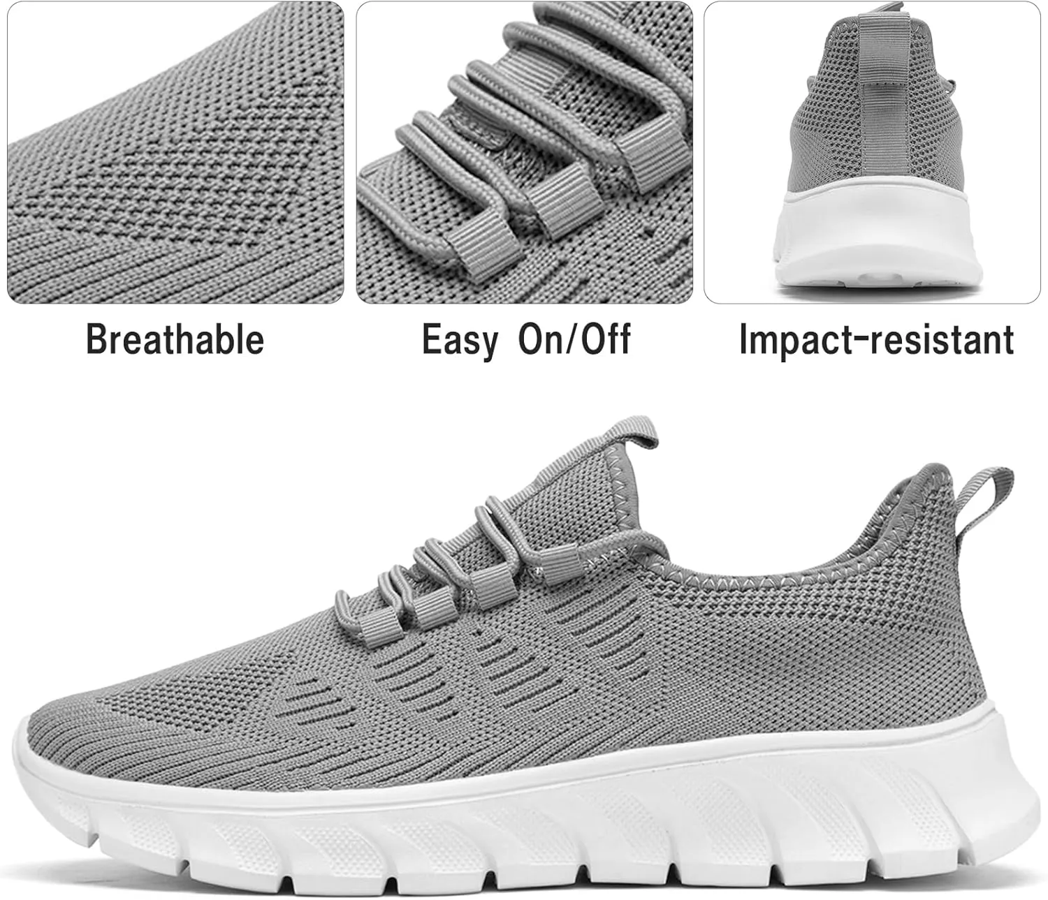 Damyuan Running Shoes for Women Tennis Sneakers Slip on Walking Comfortable Athletic Gym Summer Casual Workout Shoes Mesh Shoes