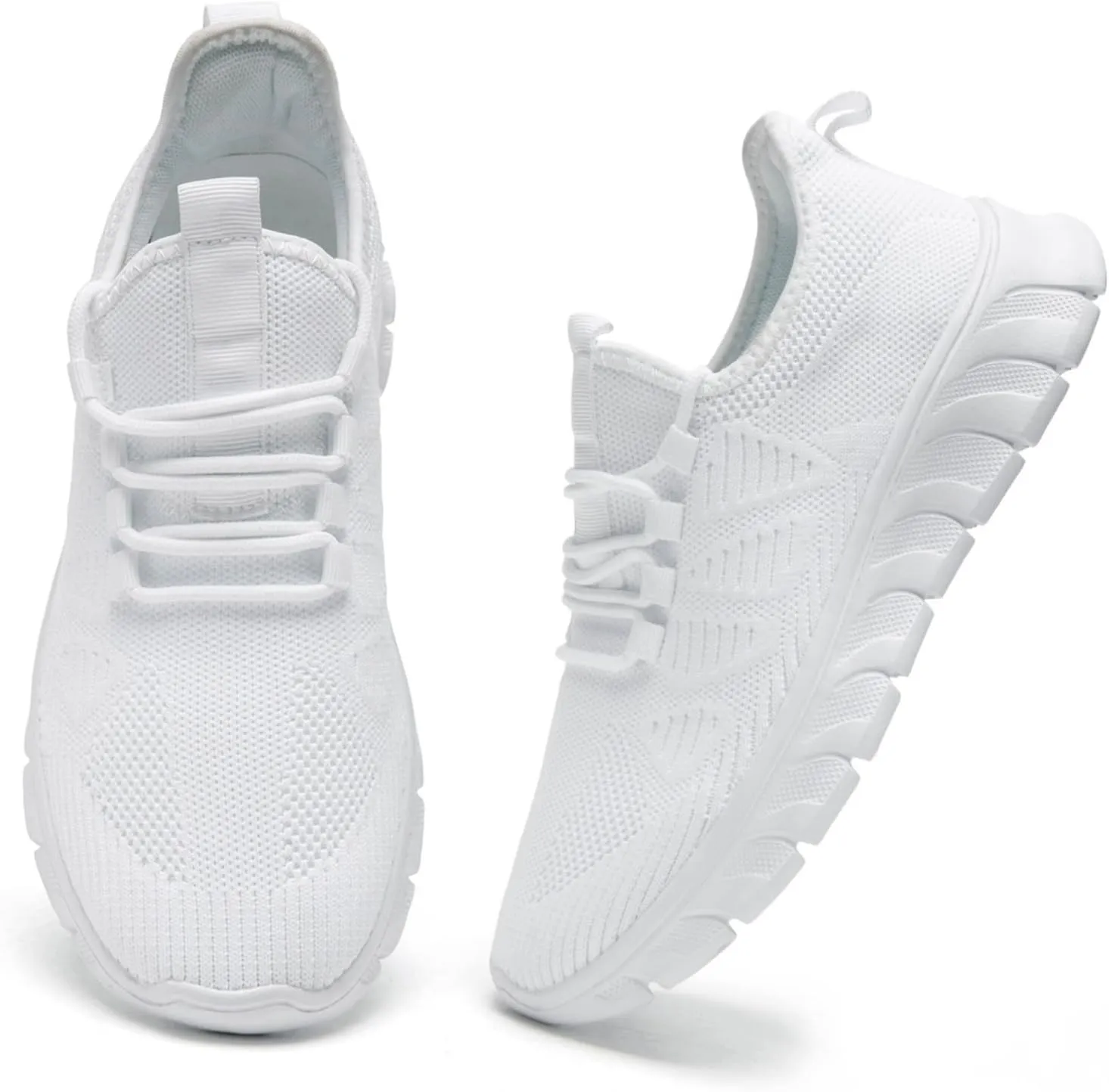 Damyuan Women's Grey Running Shoes, Mesh Tennis Sneakers, Slip On, Comfortable, Athletic, Gym, Summer, Casual, Workout Shoes