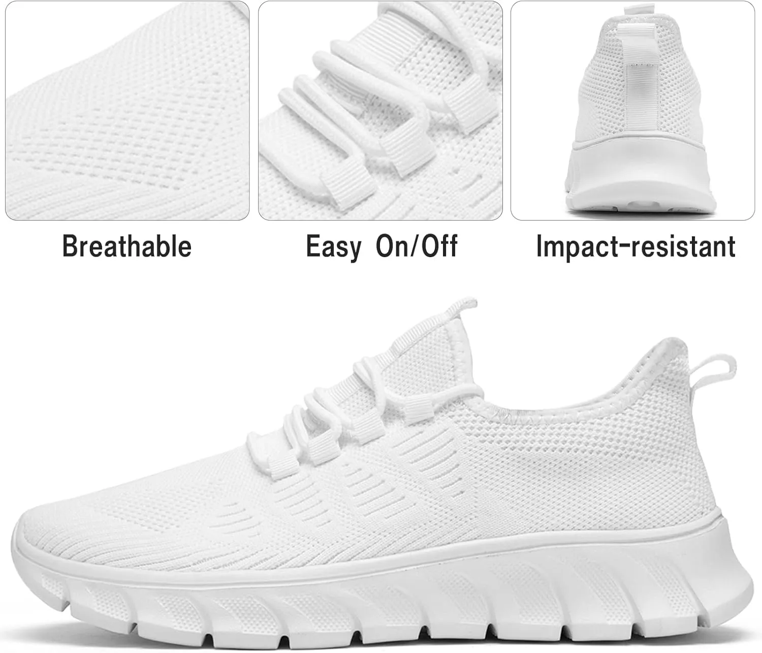 Damyuan Women's Grey Running Shoes, Mesh Tennis Sneakers, Slip On, Comfortable, Athletic, Gym, Summer, Casual, Workout Shoes