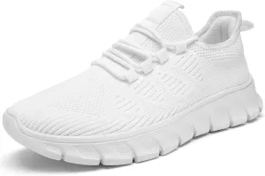 Damyuan Women's Grey Running Shoes, Mesh Tennis Sneakers, Slip On, Comfortable, Athletic, Gym, Summer, Casual, Workout Shoes