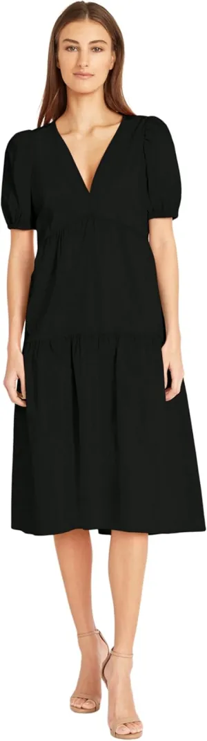 Donna Morgan Versatile V-Neck Empire Waist Pockets | Summer Dresses for Women