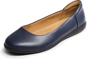 DREAM PAIRS Women’s Comfortable Ballet Dressy Work Flats, Round Toe Slip on Office Shoes