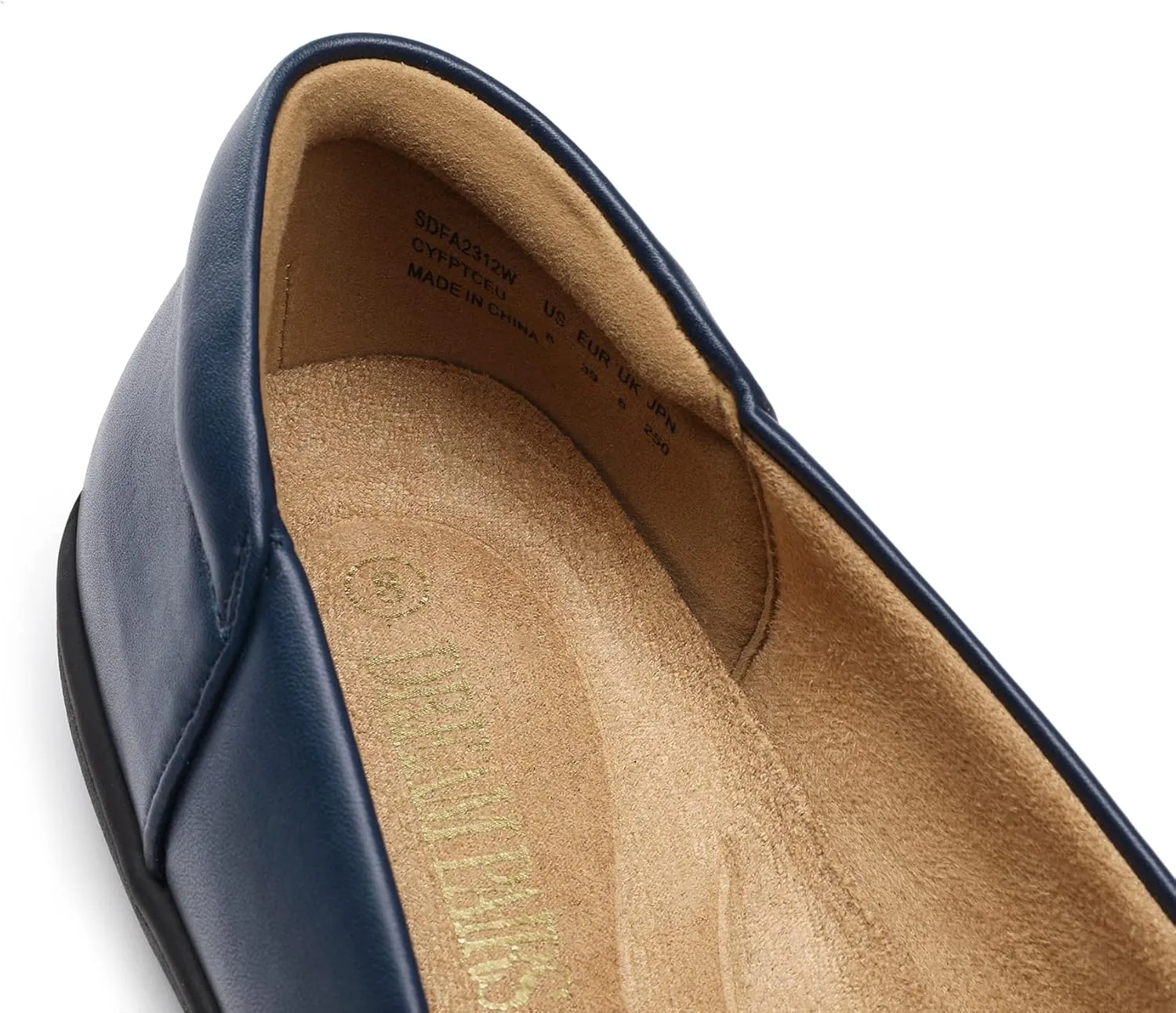 DREAM PAIRS Women’s Comfortable Ballet Dressy Work Flats, Round Toe Slip on Office Shoes