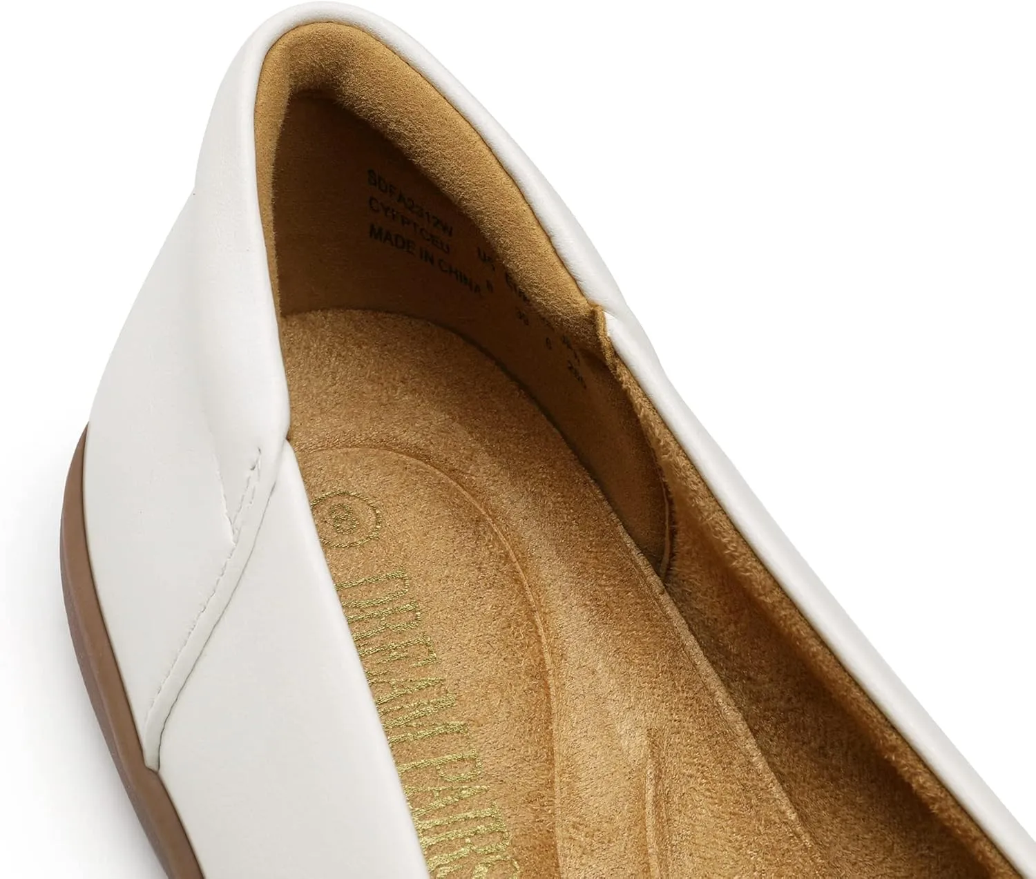 DREAM PAIRS Women’s Comfortable Ballet Dressy Work Flats, Round Toe Slip on Office Shoes