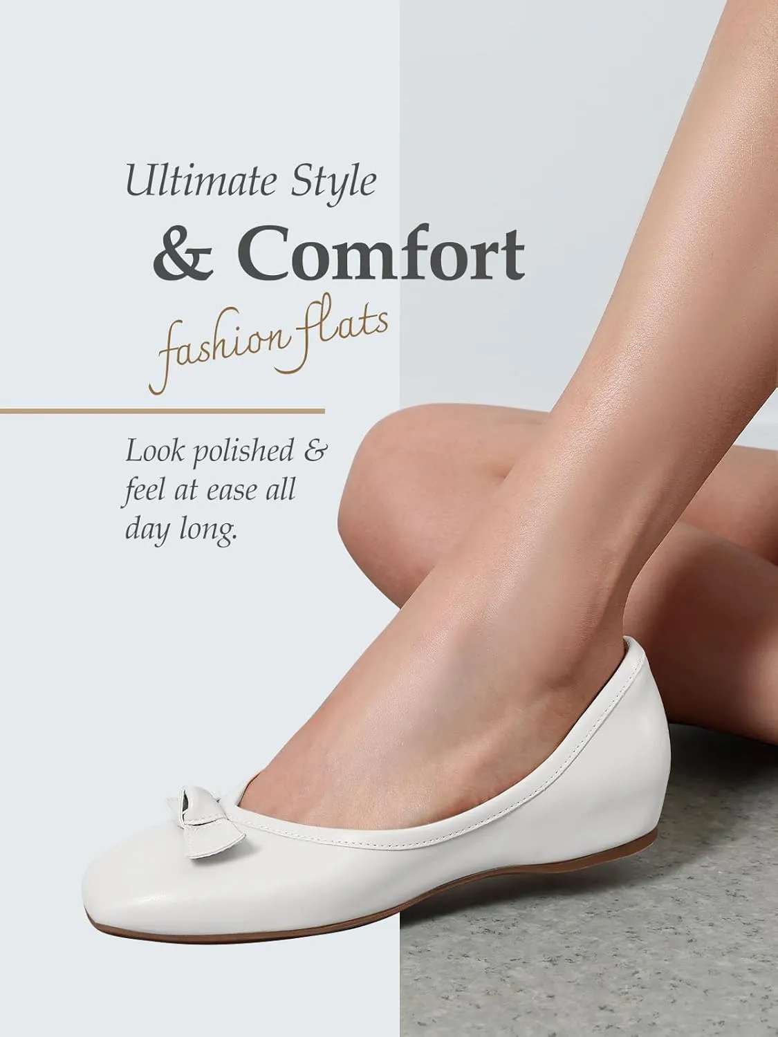 DREAM PAIRS Women's Low Wedge Dressy Flats, Comfortable Square Toe Rhinestone Wedding Shoes