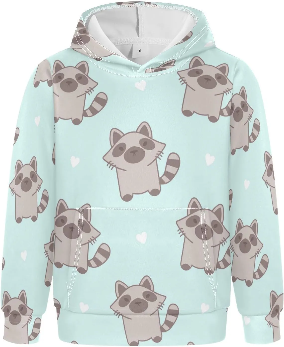 Dussdil Kid's Hoodies for Boys Girls Kid Sweatshirts Hooded Hoodie Teens Pullover with Pocket 4 5 6 8 10T