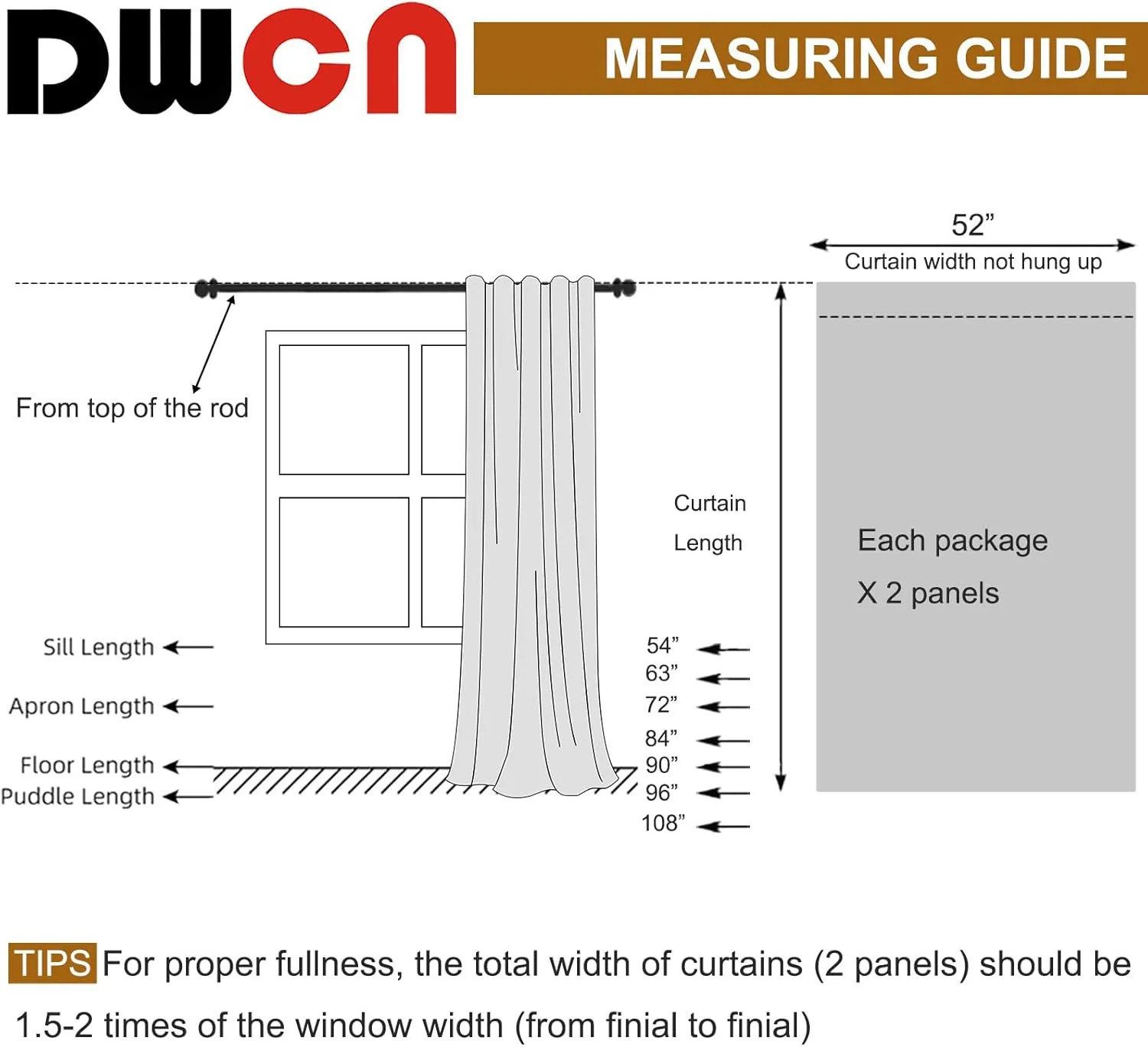 DWCN Linen Sheer Curtains 84 Inches Long, Rod Pocket & Back Tab Linen Texture Semi Sheer Window Covering, Light Airy Privacy Sheer Panels for Bedroom Living Room 52" W x 84" L, Beige, Set of 2