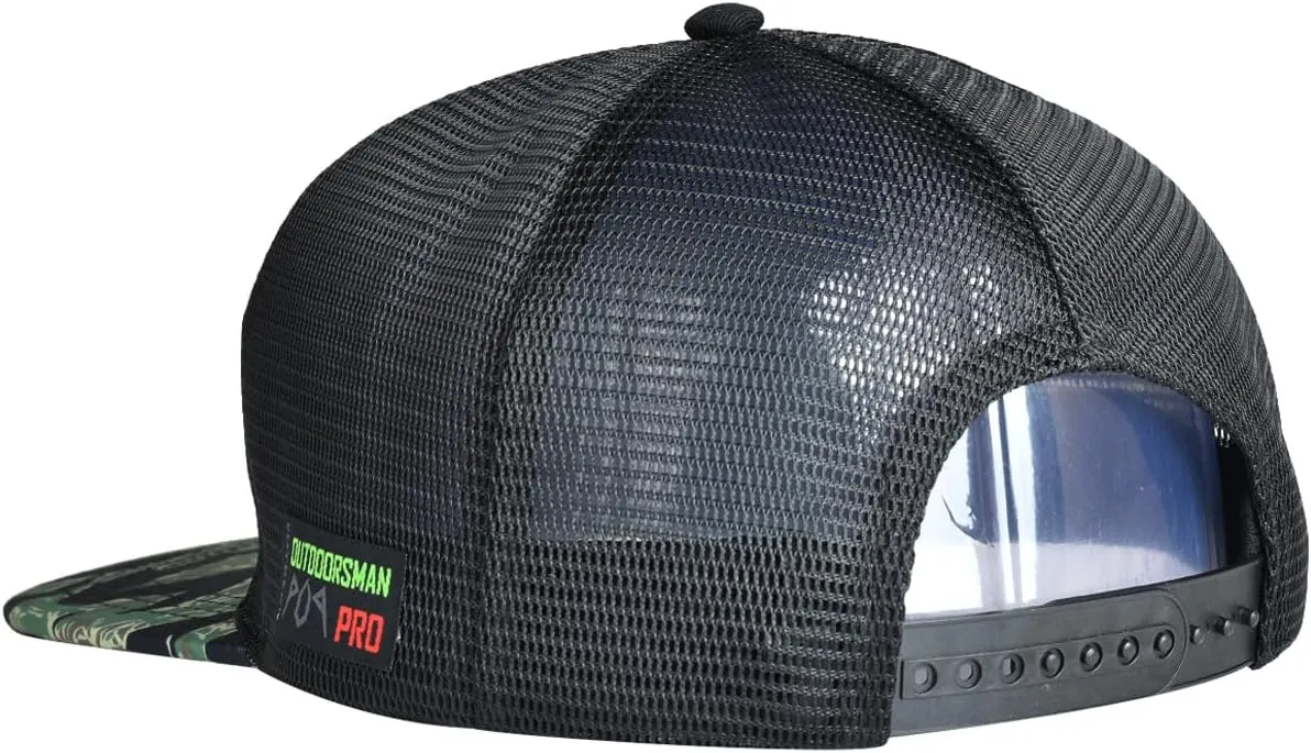 EDTREK Outdoorsman Pro 7-Panel Flat Brim Snapback Hat