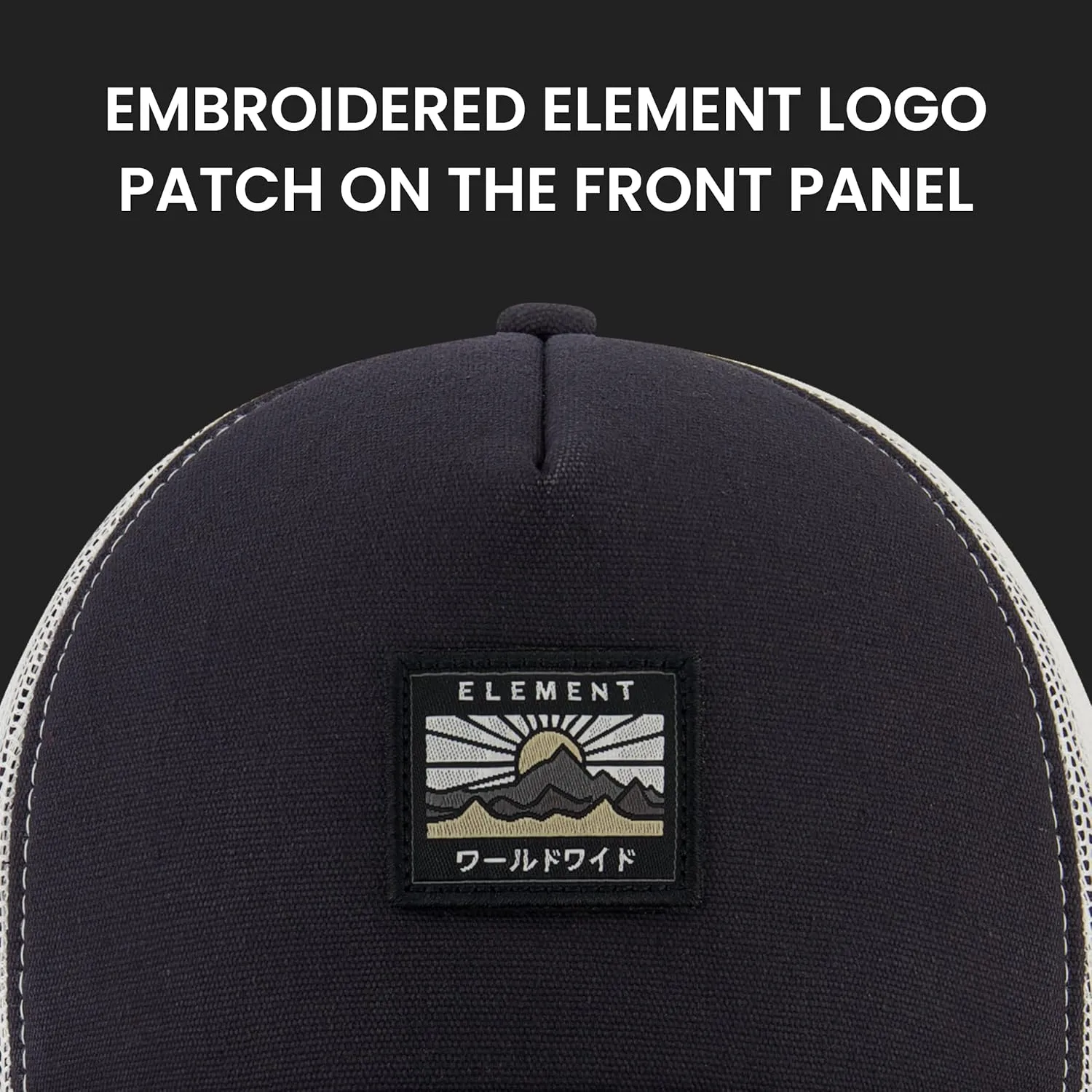 Element Trucker Hat, Adult Baseball Cap with Curved Brim