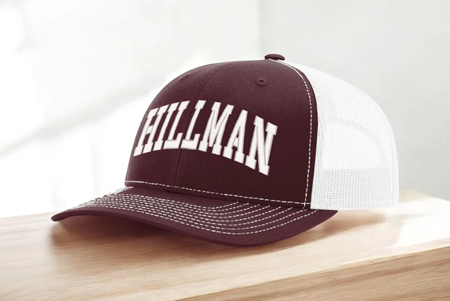 Embroidered Hat Retro 80's HBCU Apparel TV Sitcom Cap Perfect White Elephant Gift for Men and Women
