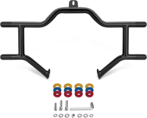 Engine Guard Front Highway Crash Bar Frame Slider Protector w/Flat Washer Flat-Out Bar Fits 2009-2025 Touring Road Glide Road King Street Glide Electra Glide CVO Limited Freewheeler Trike Models