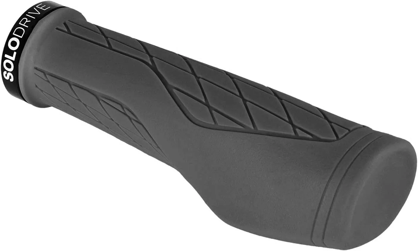 Ergonomic Design Mountain Bike Grips, Comfortable Bicycle Handlebar Grips, Single Lock-on and Non-Slip MTB Handle, Fit MTB, E-Bike, Hybrid, Scooter
