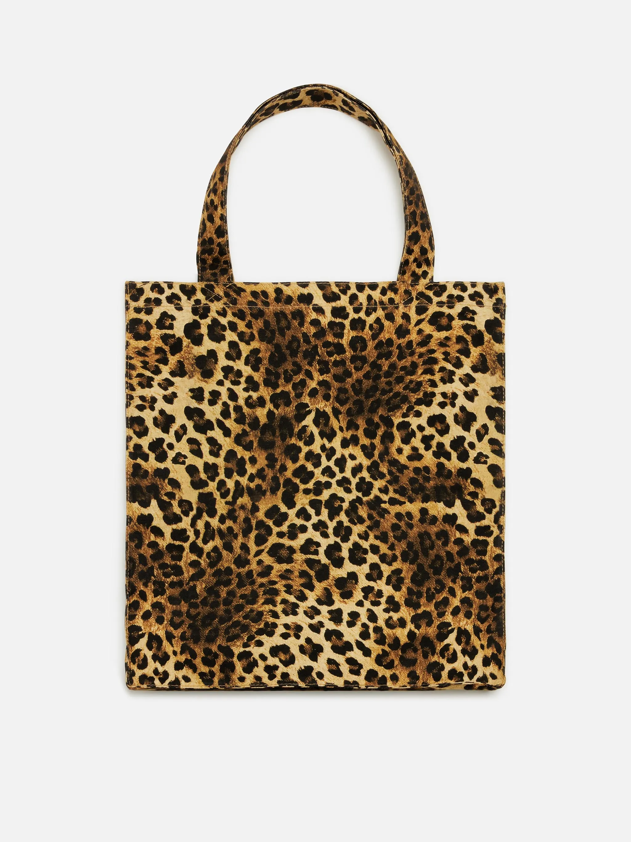 Essential flat cotton animalier Bag with Saint Barth logo
