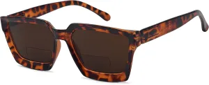 Eyekepper Bifocal Reading Glasses Women - Stylish Bifocal Readers Clear Lens Oversize Frame
