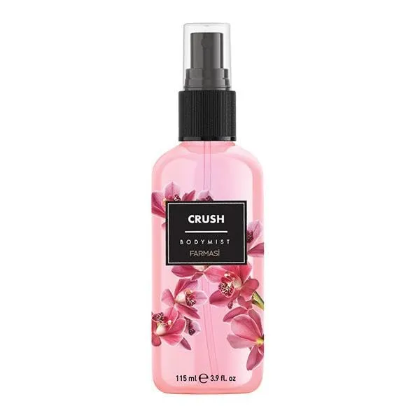 FARMASi Crush Body Mist, 115ml/3.88flOz - Refreshing and Long-Lasting Fragrance for All-Day Freshness - Light and Airy Scent, Suitable for Many Skin Types