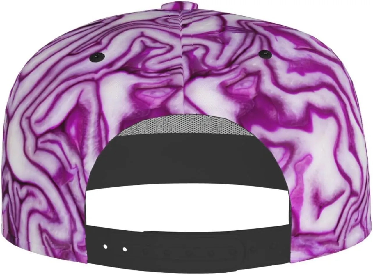Fashion Snapback Hat for Men Women,Hip Hop Style Funny Flat Bill Hats Adjustable Baseball Cap Trucker Hat